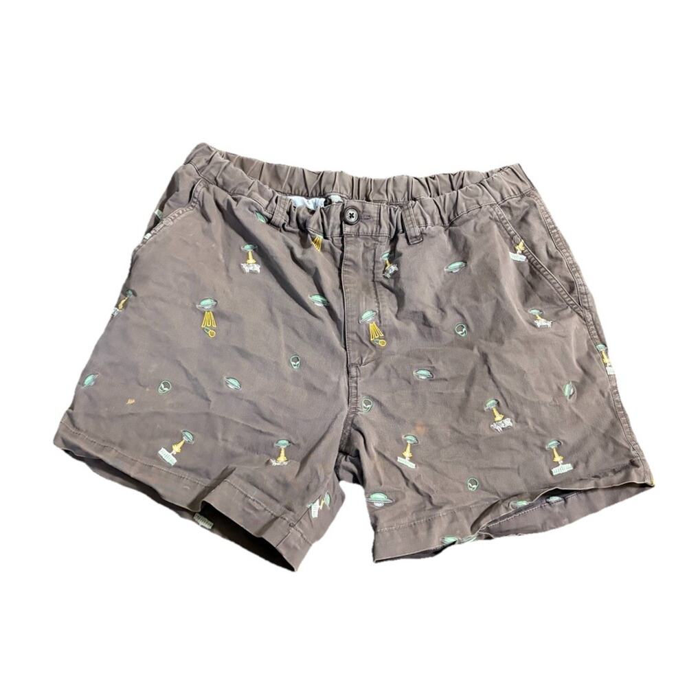 Chubbies "Alien Abduction" embroidered shorts Size XL